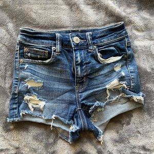 american eagle jean shorts
